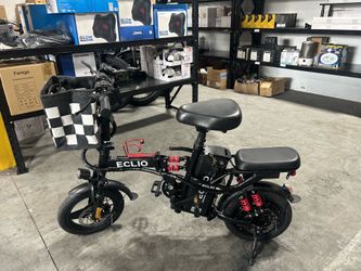 Eclio Deck Folding e-bike peak 800w motor ,25mph up to 35-55miles