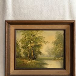 Antique oil painting