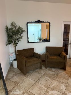 Brown brand new chairs