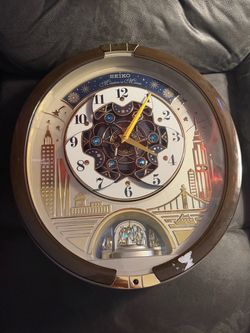 Seiko Special Collector's Edition Melodies in Motion Clock with Swarovski Crystals