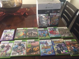 Xbox 360 with 14 games