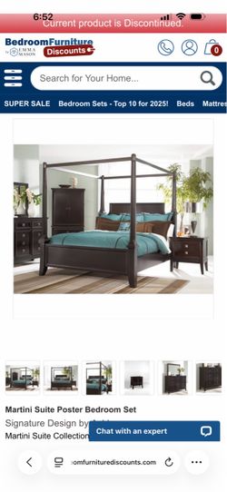 Ashley Martini Suite Poster Bedroom Set