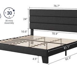 Queen Size Bed Frame 14”+Mattress 10”New In Box Delivery Available 