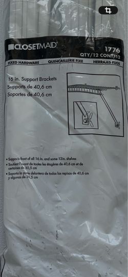 ClosetMaid Support Brackets