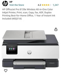 HP OfficeJet Pro 8139e New