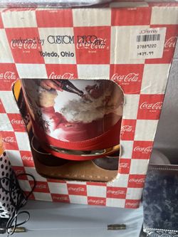 Coca Cola  Ice Bucket With Cups