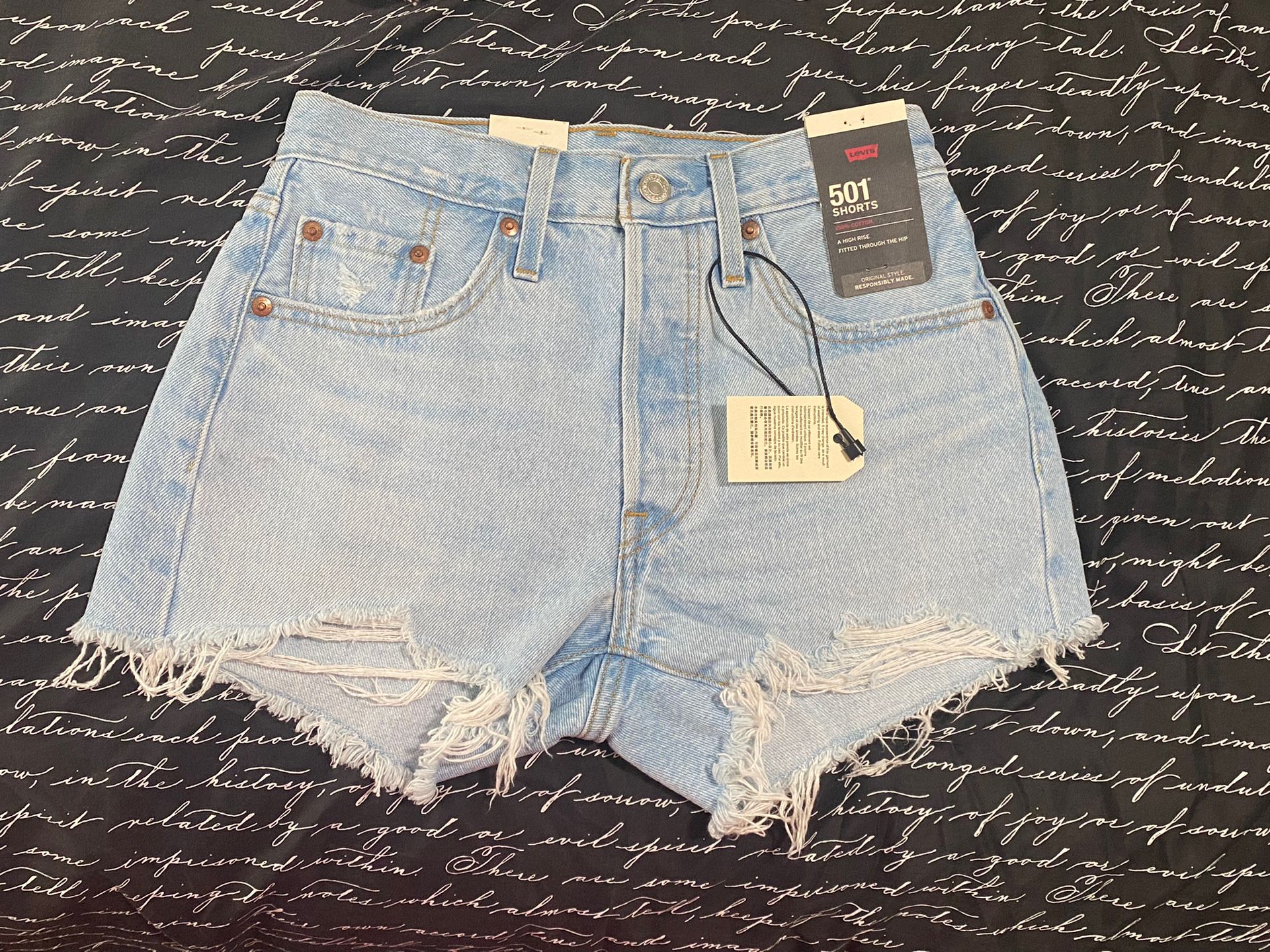 Women's Levi 501 High-Rise Denim Shorts Size-24 for Sale in Chino, CA -  OfferUp