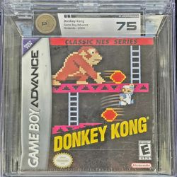 Factory Sealed Graded 75 Donkey Kong Classic NES Series Game Boy Advance 2004