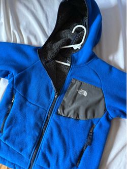 The North Face blue jacket