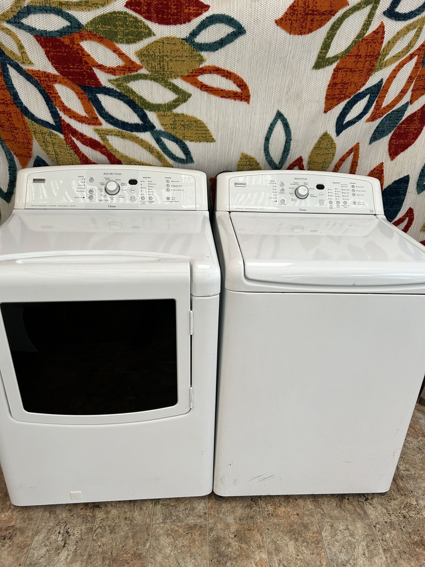 Kenmore  Washer And Dryer 