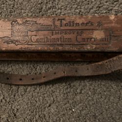 Antique Pencil Holder/ Ruler