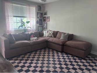 Albany Park 4 piece sectional+ ottoman
