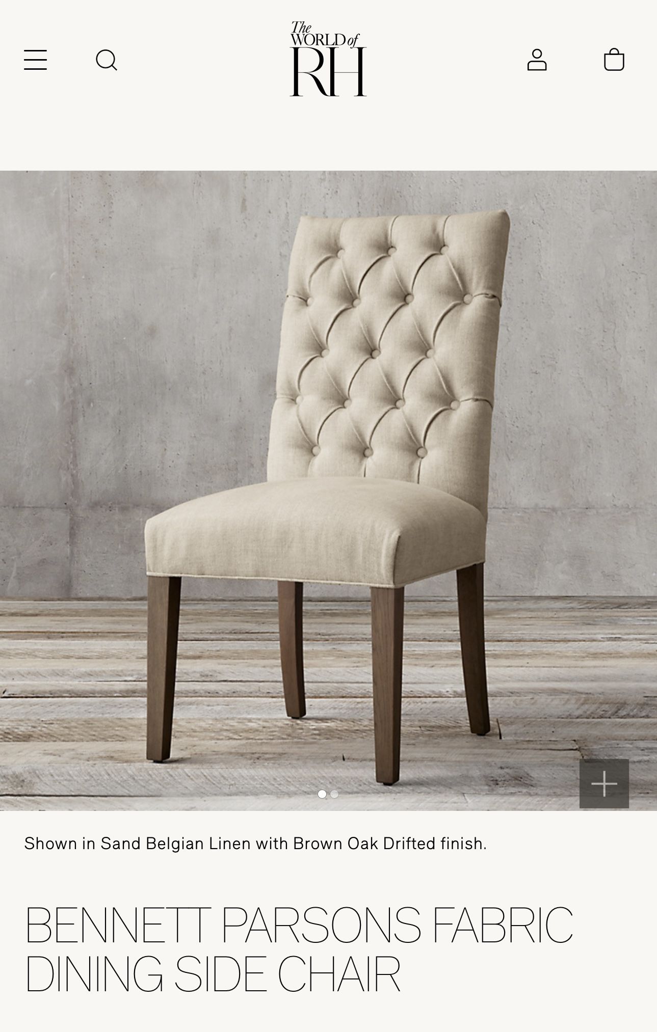 Restoration Hardware Bennett Parsons Tufted Dining Chairs(set Of 4) With Optional Bench