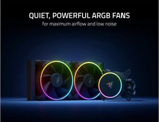 NEW SEALED Razer Hanbo Chroma RGB 240mm AIO Liquid Cooler with ARGB Pump Cap