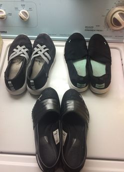 Slip on shoes 2 Ryka and 1 puma