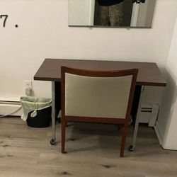 Desk + chair