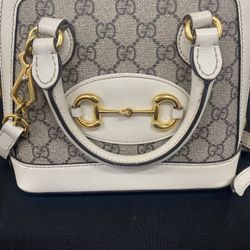 Gucci GG Supreme 1955 Horsebit Top Handle