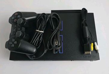 PS2 Console (50001) With Hard drive And 160+ Pre-installed Games