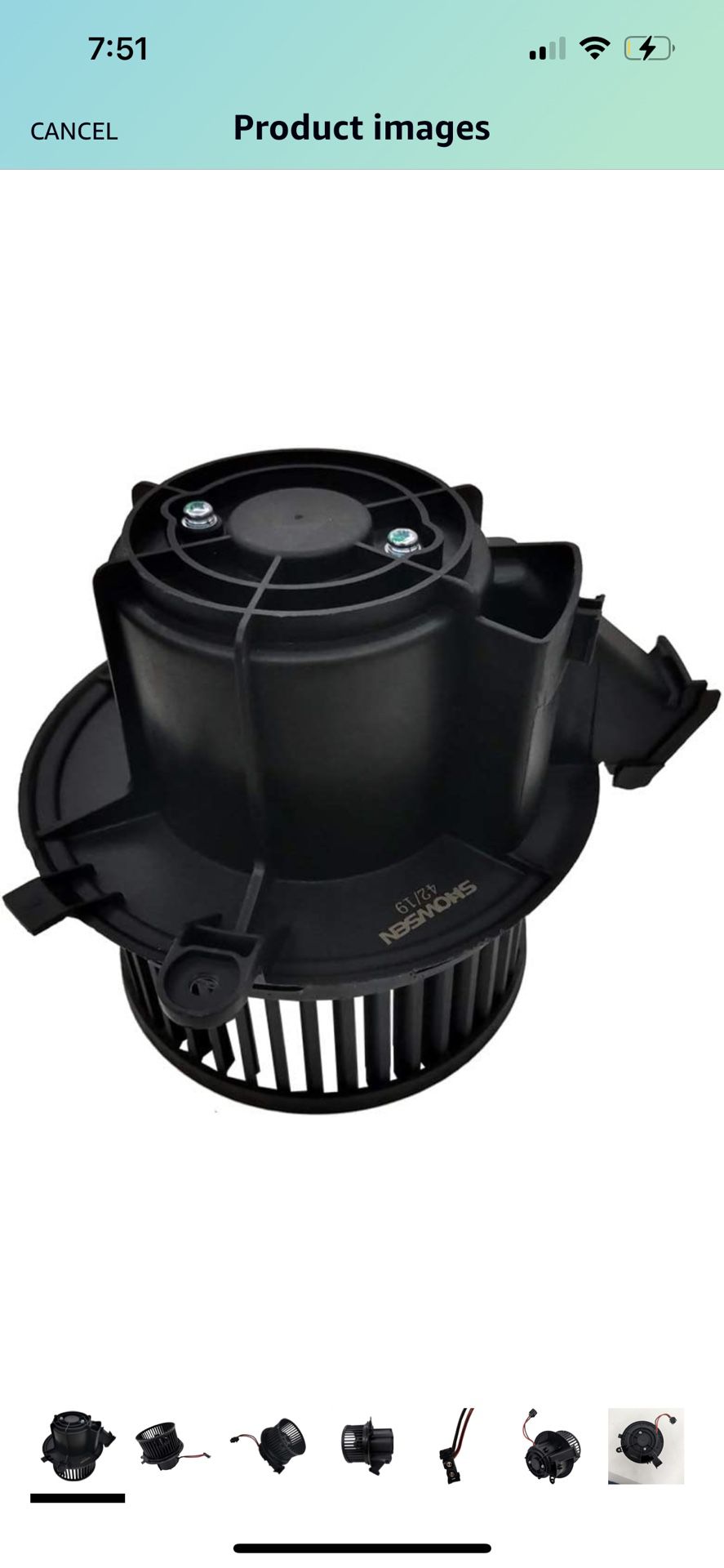AC Heater Blower Motor W/Fan Cage Fit 2008-2009 MERCEDES-BENZ C230 C63 AMG 2010-2011 C250 E(contact info removed)-2016 C(contact info removed)-2010 C3