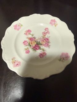 Vintage Schumann Arzberg "Victorian Rose" Porcelain Plate – Made in Germany (E&R 1886)