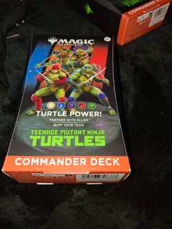 Magic cards Teenage mutant ninja turtle , this commander deck