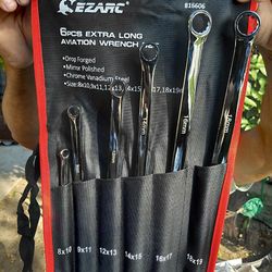 6Pcs Extra Long Wrench Kit. New!!