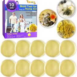Mold Test for Home Kit,Home Mold Test,DIY Detector at Furniture,Wall Facing,Indoor Air Quality Testing Kits,Simple Detection Tests,air Tester,Black26 