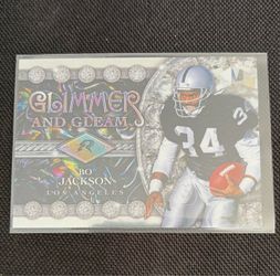 Topps 2025 Resurgence Glimmer and Gleam Insert GG-11 Bo Jackson Raiders