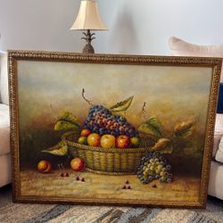 Wall Art Fruits In A Basket