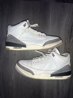 Size 15 - Jordan 3 Retro Mid White Cement Reimagined