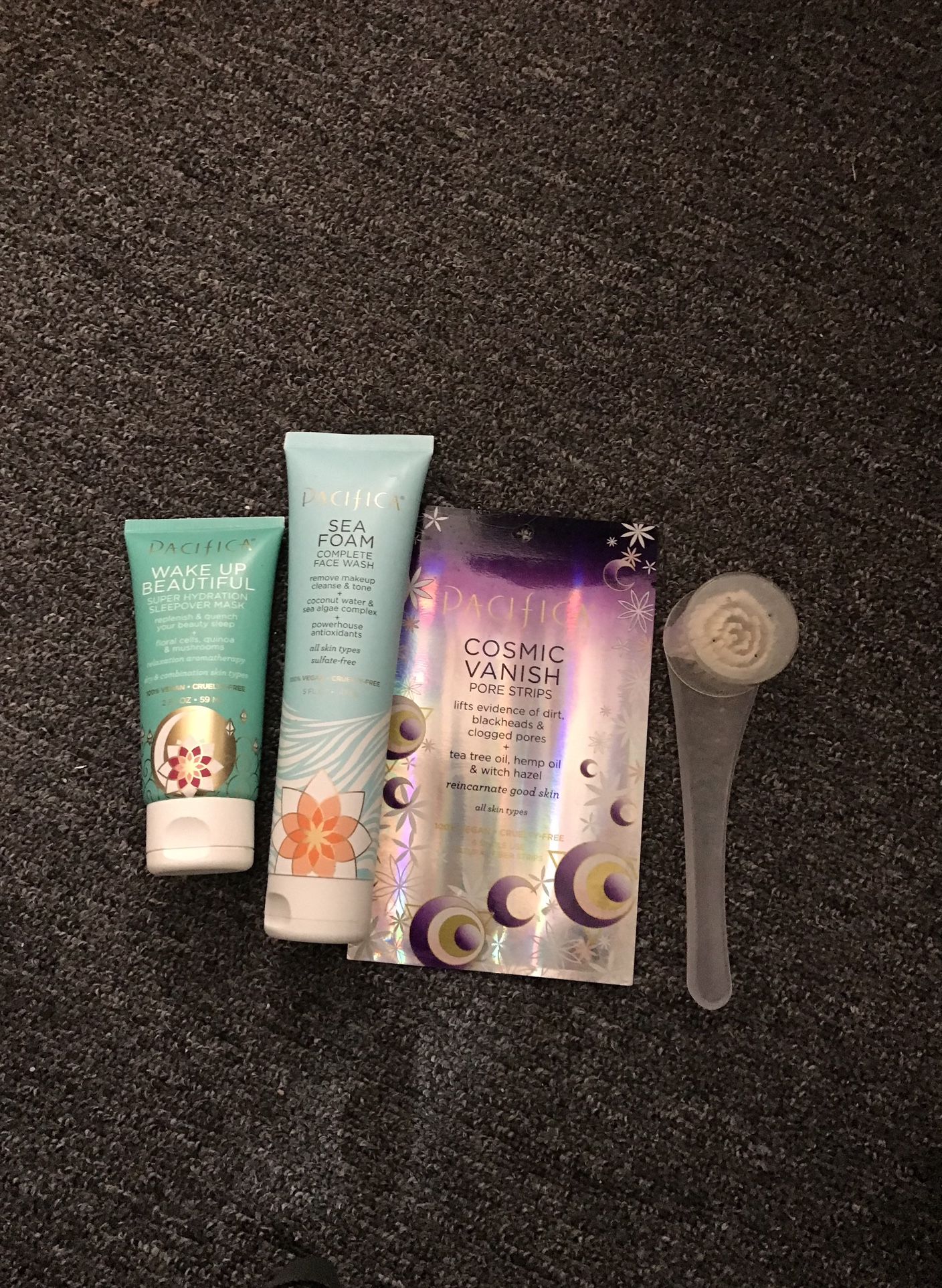 New Pacifica Wake Up Beautiful And Sea Foam Face Wash Cosmic Pore Strips Ulta Face Brush
