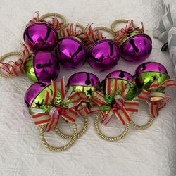Tree Decorations  Bells  (9 )