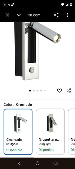 Par de lámparas modernas de pared