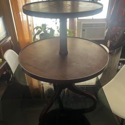 Antique 2 Tier Table 