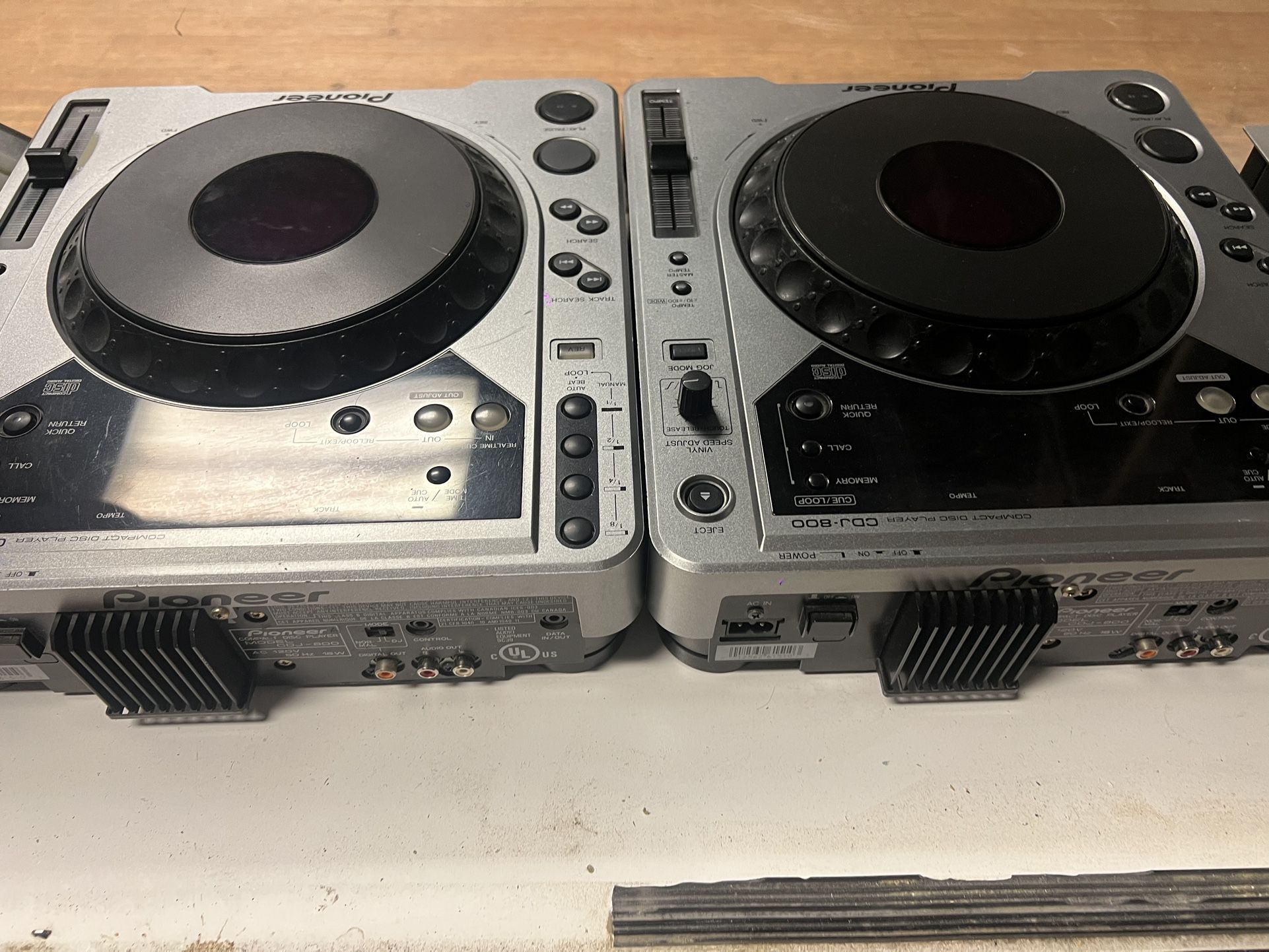 Pioneer Cdjs 800 Pair 
