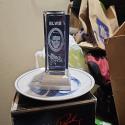Elvis Light Up Glass 