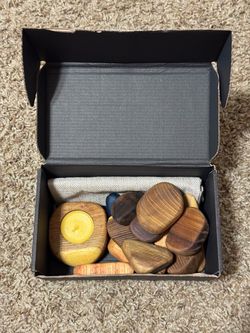 Handmade Wooden Balancing Stones Set