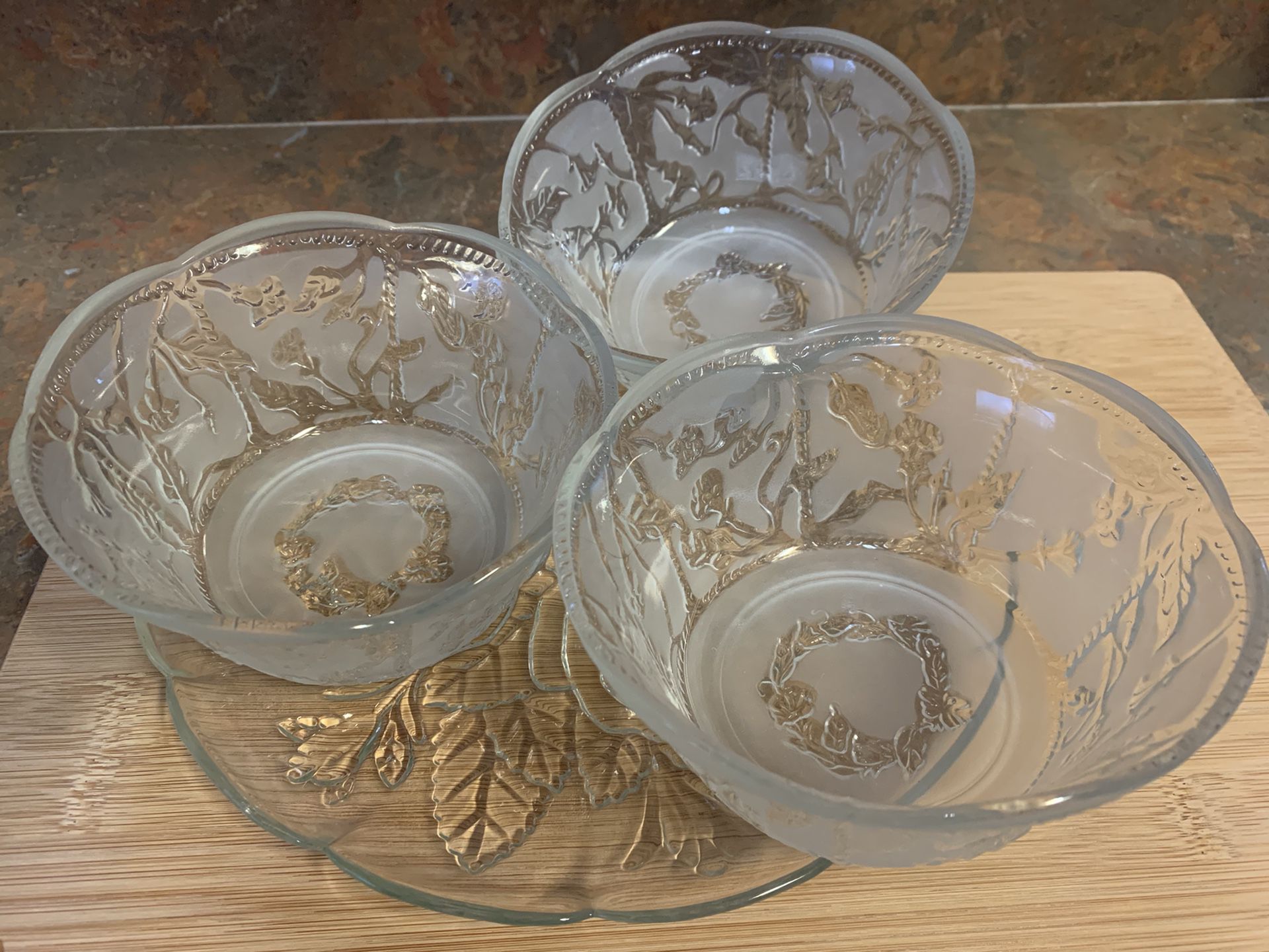 FOUR Piece Glassware Set