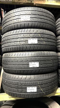 ✅ 4 Used Tires P275/60R20 GENERAL GRABBER HTS ALL SEASON TRUCK SUV TYRES 275 60 20