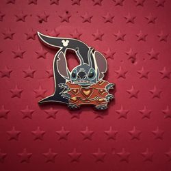 Stitch D Hidden Disney Pin