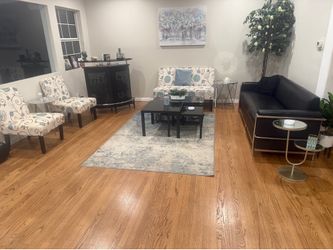 Living room set plus dining room set plus bar set