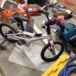 Used Cannondale 16 kids bike with training wheels