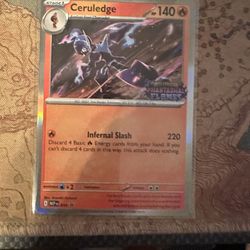 Pokémon ceruledge stamped promo 