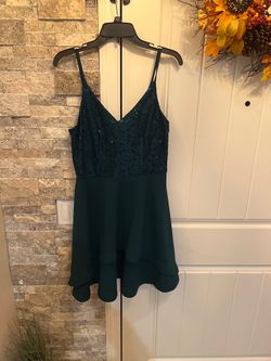 NEW- forest green cocktail dress size XL