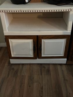 Small entertainment center cabinet