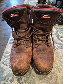 Steel toe work boots