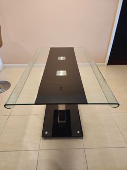 Metal/Glass Dining Table (self pick up, can be taken apart)