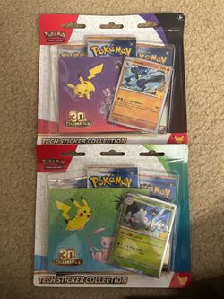 Pokemon 30th Tech Sticker Collection