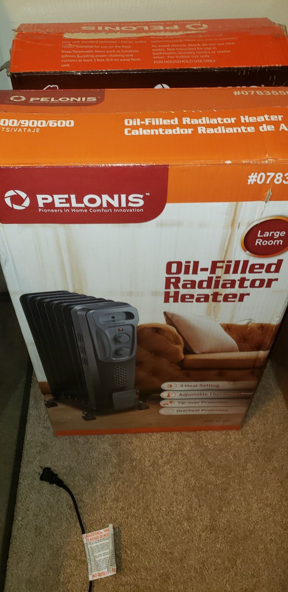 Two Pelonis space heater (GET IT NOW BEFORE THE PRICE GOES UP THIS WINTER!!!!)