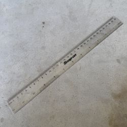Snap-On Tools Ruler Measuring Tape Measure Plastic Translucent Straight Edge
